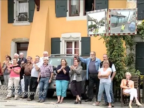La caméra en balade - Gland fête Philippe Martinet, 1er citoyen vaudois - (26.09.2012)