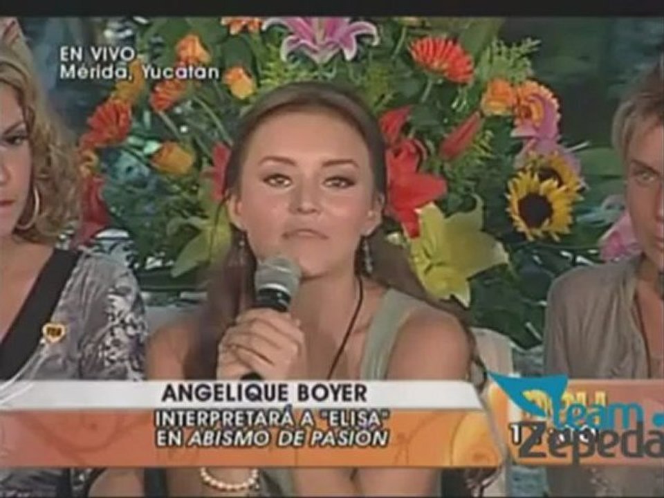 Claquetazo Oficial de Abismo de pasión en vivo desde Mérida __HOY