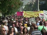 Thousands protest in Greek anti-austerity strike
