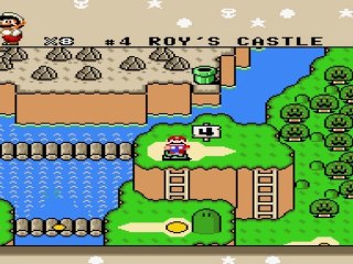 Super Mario World The Lost Levels - château n°4