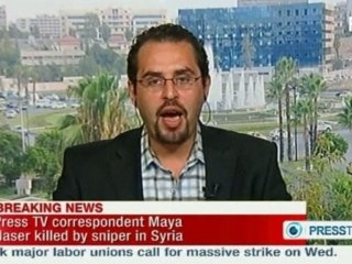 Iran correspondent killed by sniper in Syria