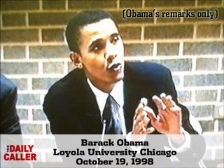Full audio of 1998 Obama 'redistribution' speech