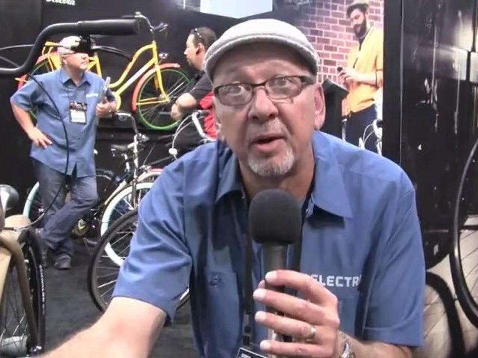 Electra Townie Go Electric Bike with SRAM Electric Bike Kit at Interbike 2012 | Electric Bike Report
