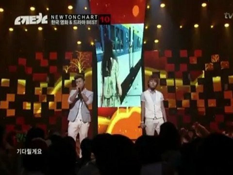 Infinite 100823 뮤직쇼 뉴턴 I Believe 인피니트 INFINITE 성규, 우현 Sunggyu,Woohyun