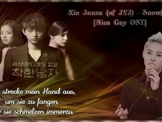 Xia Junsu (of JYJ) - Snowflake  [Nice Guy OST] k-pop [german sub]