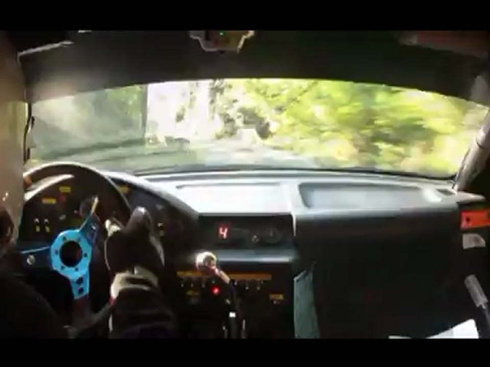 CAMERA EMBARQUEE COSTERASTE - FROMENTAL RALLYE CIGALOIS 2012 ES 3