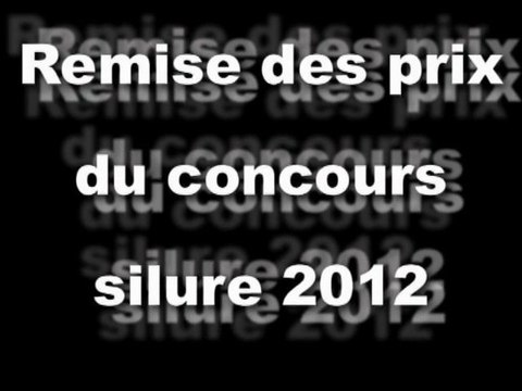 Silure Club Rhodanien : Remise des prix du concours silure 2012
