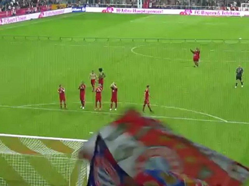 Schlusspfiff - FC Bayern gegen Wolfsburg 25.09.2012