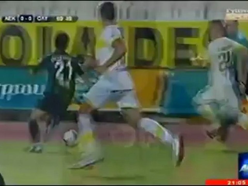 ΑΕΚ-Ολυμπιακός 1-0 στιγμιότυπα 29-09-2012