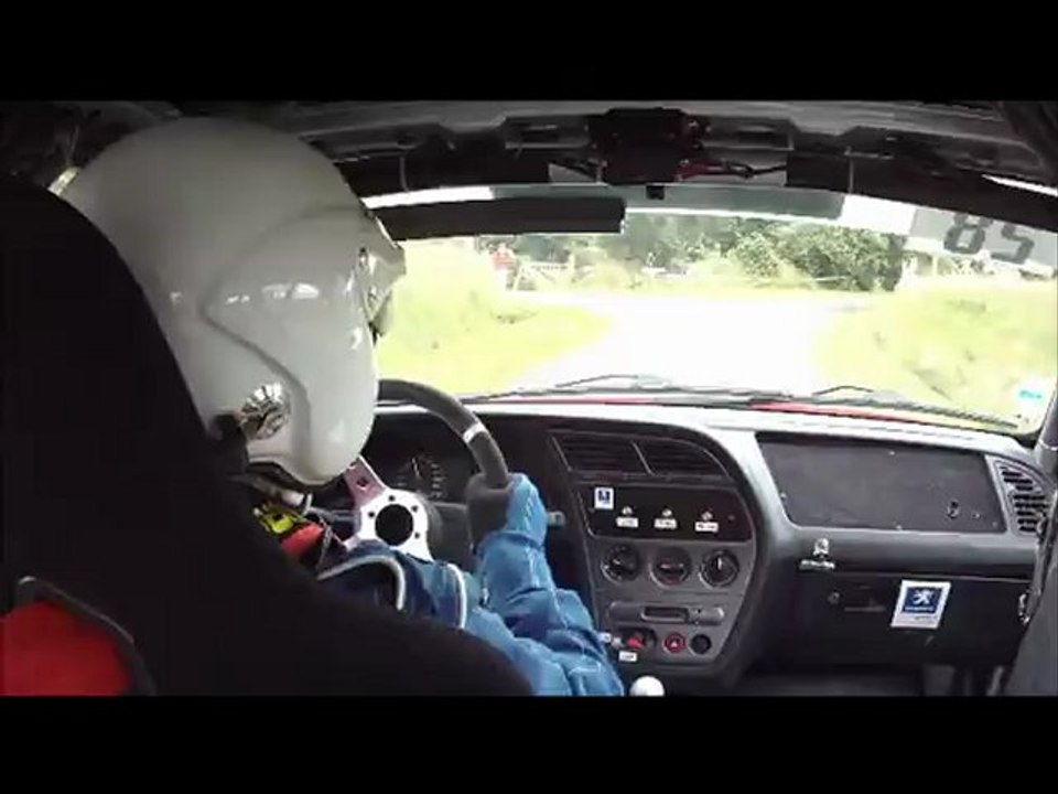 Nico Dessoude Caméra embarquée Rallye Basse Normandie 2012