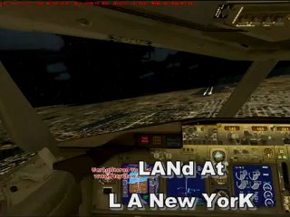 Flight SimulatoR X NIghty LandinG Los ANgles