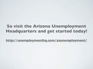Arizona Unemployment Headquarters