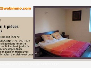 A vendre - maison - St Just St Rambert (42170) - 5 pièces -