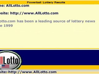 Powerball Lottery Drawing Results for September 26, 2012