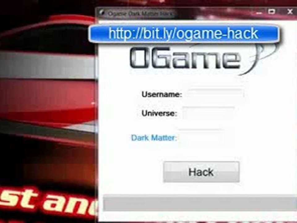Ogame Hack * FREE Download - October 2012 Update