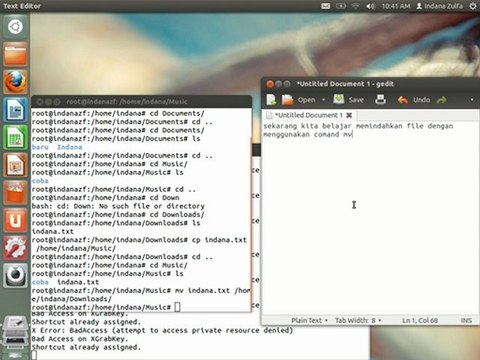 Tutorial basic Bash Command in Linux Ubuntu 12.04 lts