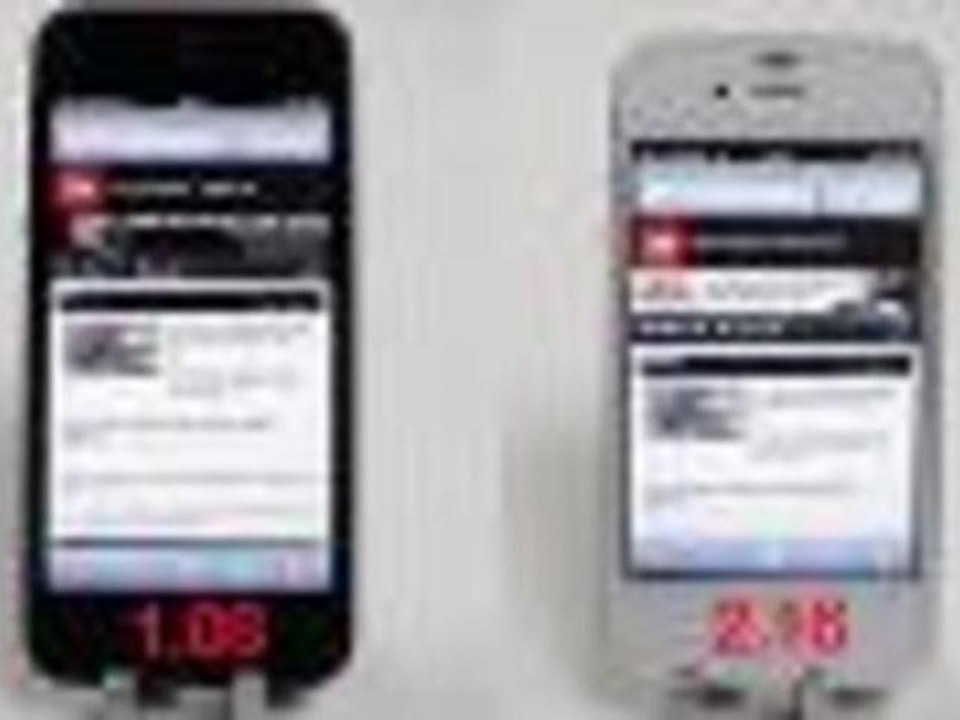 iPhone 5 speed test