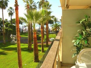 Appartement à vendre Cannes Croisette - terrasse sur parc et mer - 1 pièce - 33 m²