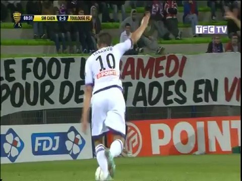 Caen-TFC Mi-temps 2