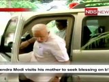 Narendra Modi visits his mother to seek blessing on b'day