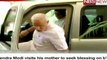 Narendra Modi visits his mother to seek blessing on b'day