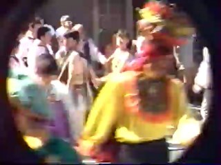 30 Festival de Confolens 1987.  Défilé des délégués.