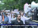 Film anti-islam: manifestation contre Google et les Etats-Unis à Bangkok