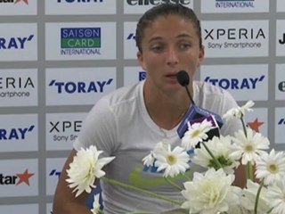 Errani: "Ho giocato come sempre. Sul 6-3 4-1 non era punteggio reale"