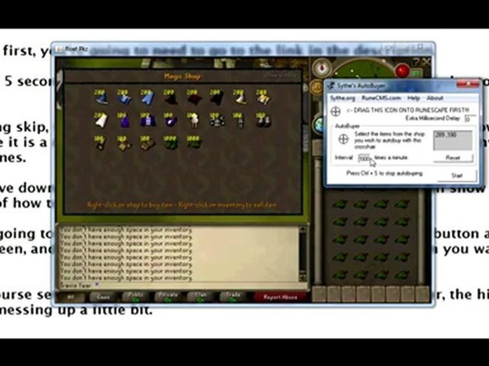 Runescape_RSPS Auto-Buyer | FREE Download - October 2012 Update