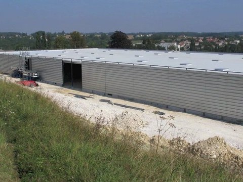 Le futur magasin Super U de La Ferté-Gaucher (77) sort de terre et fait beaucoup parler