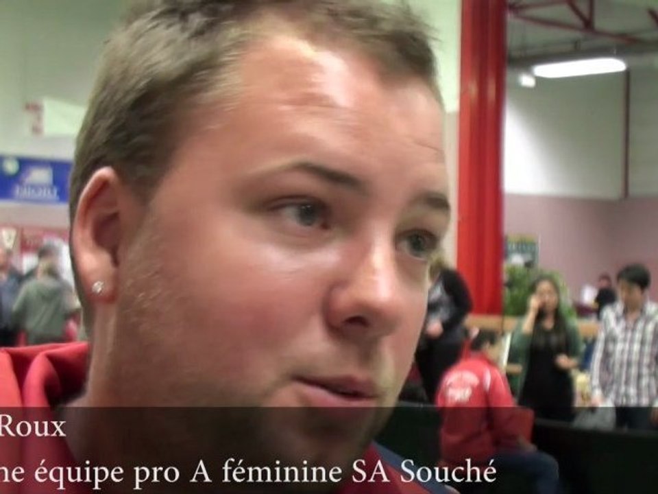 Interview Fabien Roux Capitaine de l'équipe tennis de table  SA Souché Féminine Pro A