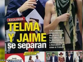 Telma Ortiz y Jaime del Burgo desmienten su separación