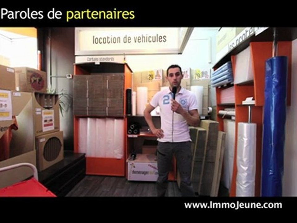 Déménagement, véhicules et cartons - Partenaire ImmoJeune