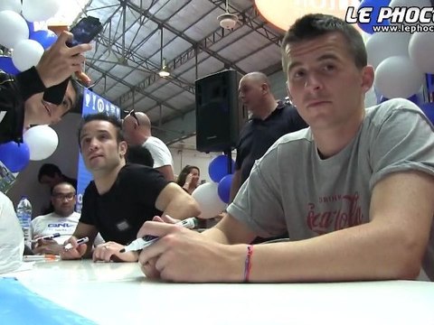 Mandanda, Valbuena et Barton à la Foire de Marseille