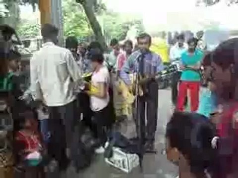 Gospel Open air Preaching by Evangelist Hemant & daughter Glory Daniels