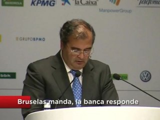 En época de crisis, Bruselas manda y Angel Ron presidente de Banco Popular responde