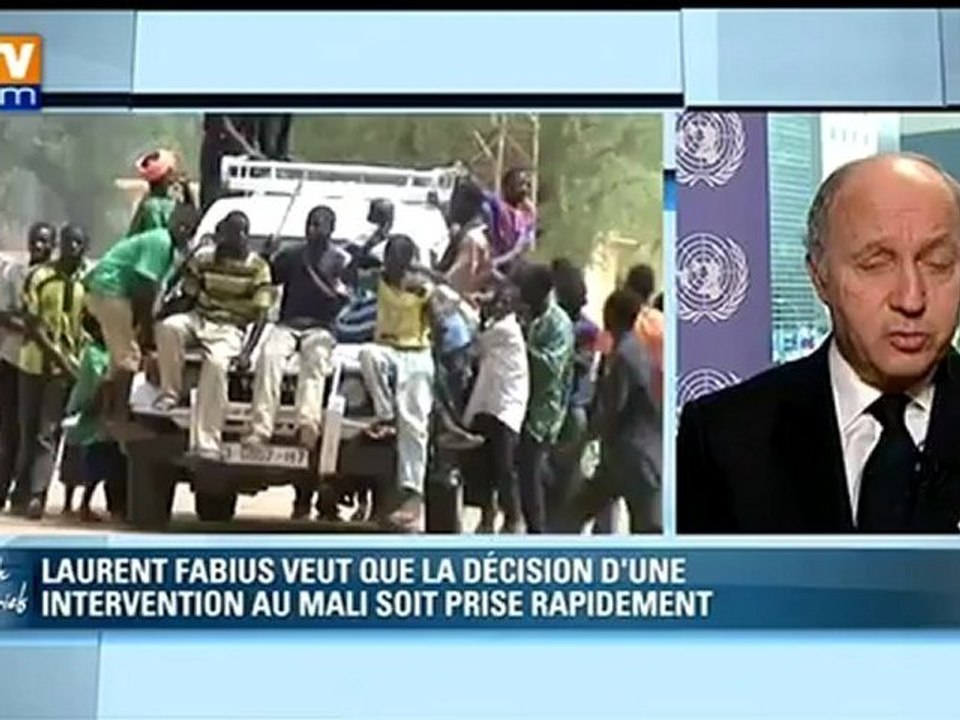 Mali : Fabius confirme une réunion à l’ONU sur une possible intervention