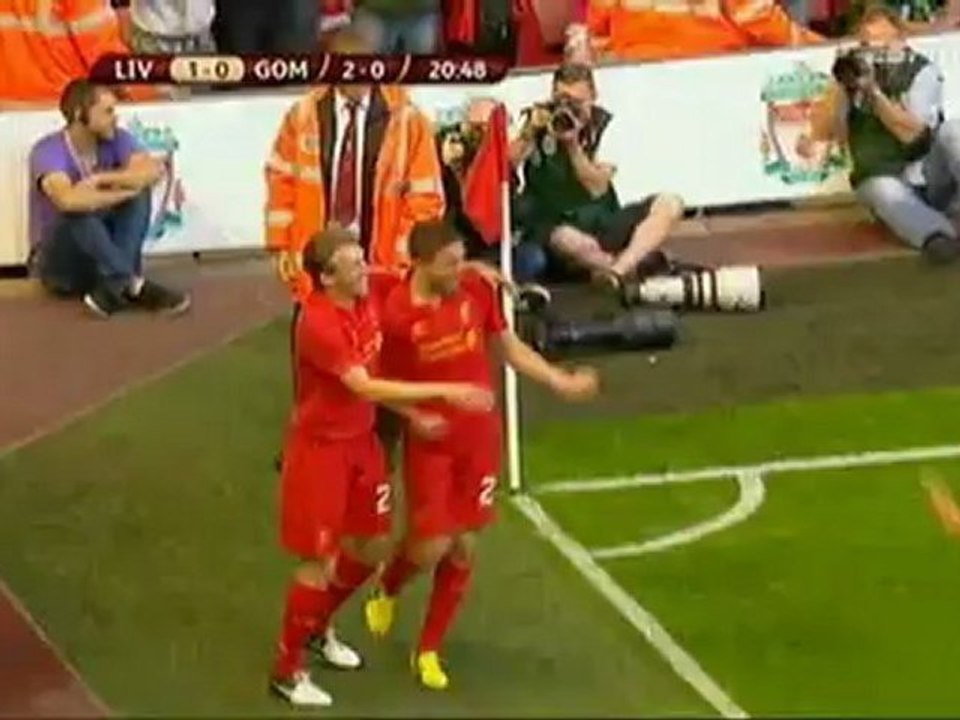 2012-08-09 Liverpool vs Gomel 1-0 Borini (21) UEL