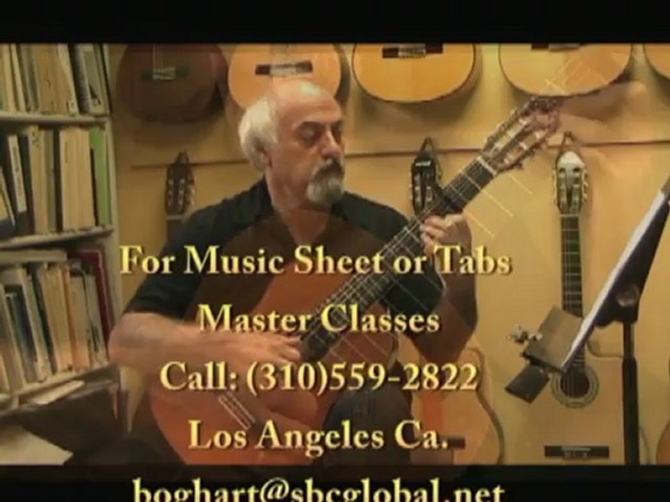 MOONLIGHT (Mahtab) vigen مهتاب arranged for Classical Guitar By: Boghrat