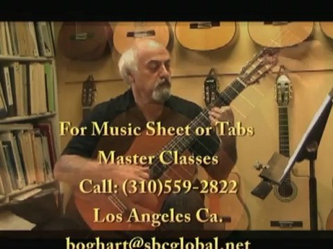 MOONLIGHT (Mahtab) vigen مهتاب arranged for Classical Guitar By: Boghrat