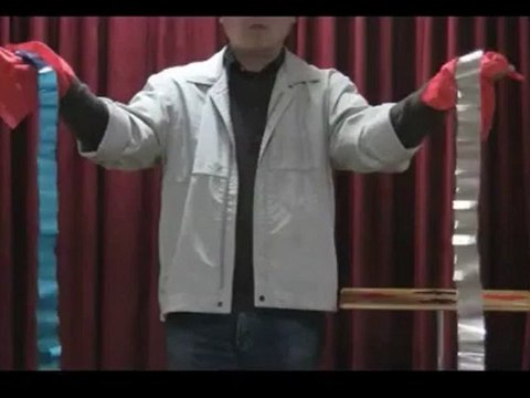 Rainbow Waterfall (with silk) Large by Mikame - Magic Trick