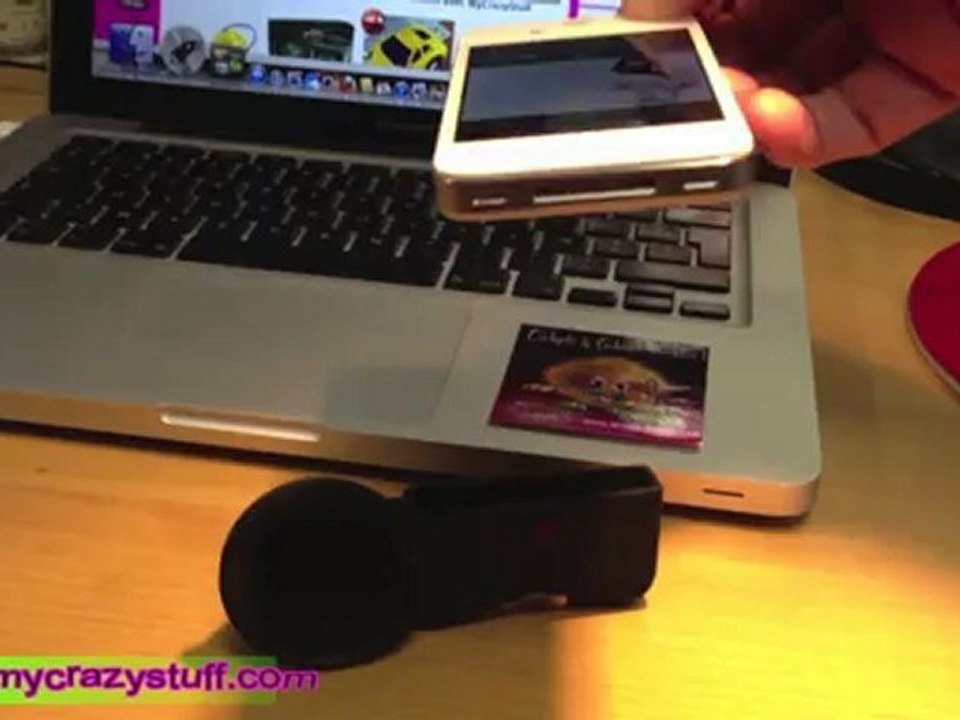 Support iphone 4/4S/5 corne ampli - Mycrazystuff.com