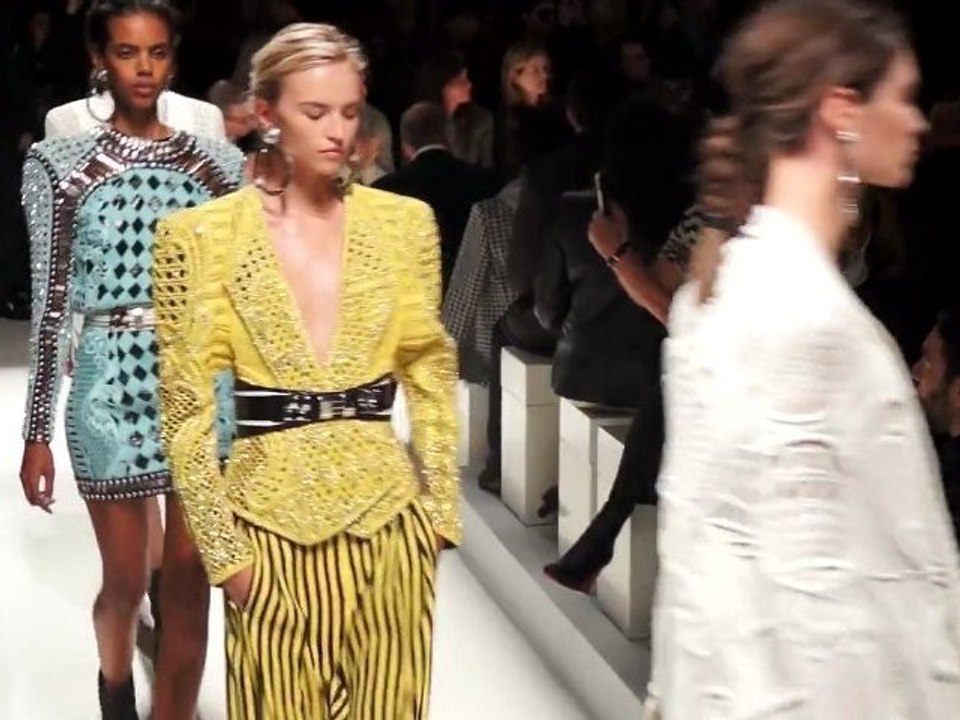 balmain video womenswear spring summer 2013