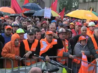 Florange: les salariés d'Arcelor pas rassurés par Montebourg