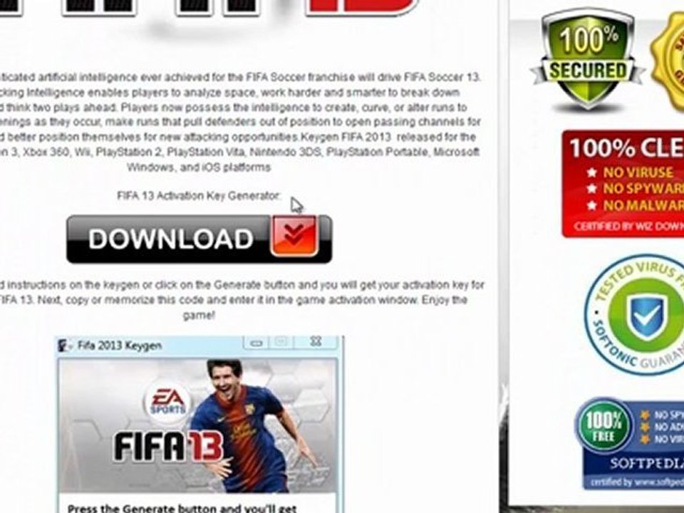 FIFA 2013  WORKING CD KEY