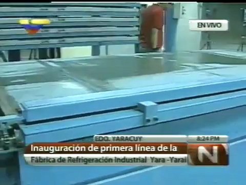 (Vídeo) Presidente Chávez inauguró fábrica Procesadora de Sábila en Coro
