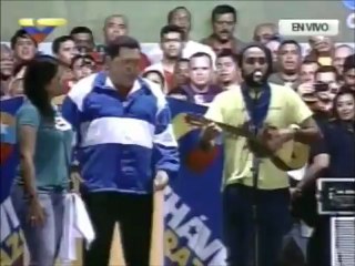 (Vídeo) Hijos de Alí Primera, Hany Kauam, Omar Enrique y Los Cadilac's recibieron a Chávez en Falcón