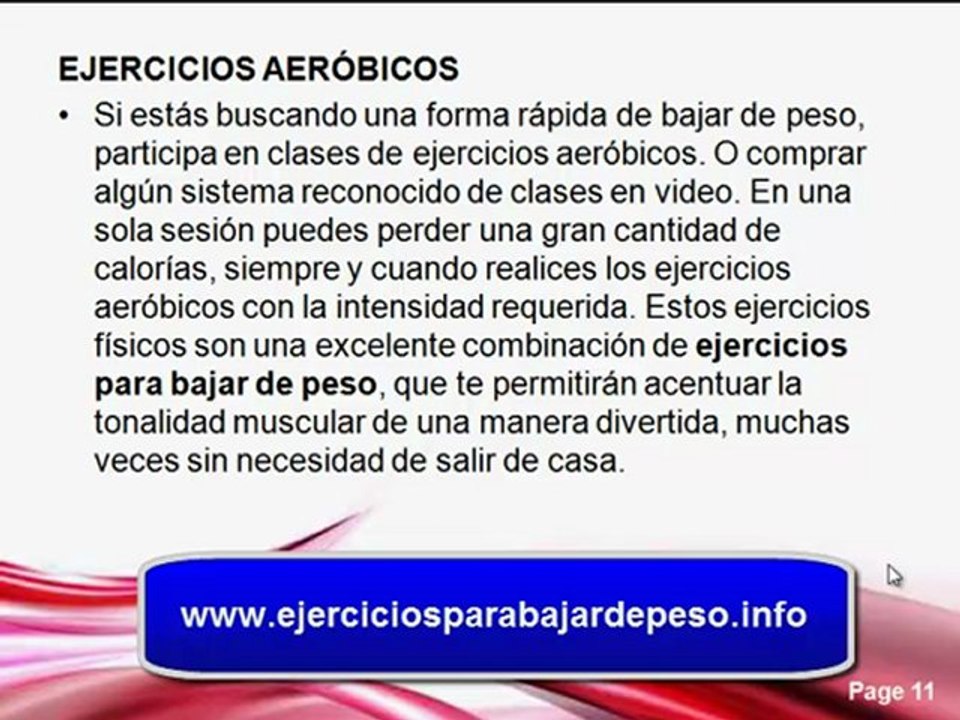 Los Mejores 6 Ejercicios Para bajar de peso