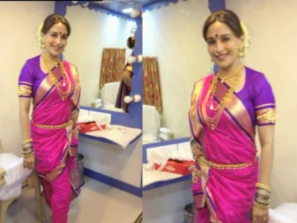 Is Madhuri Dixit's Marathi Look Inspired From Rani Mukerji And Vidya Balan? - Telly News