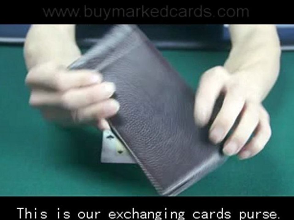 POKER-MARQUES-CARTES-A-JOUER--Exchanging-Purse--Poker-Card-Trick